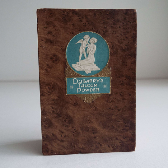 Rare Vintage 1920's Dubarry Talcum Powder Box Bath & Beauty Et Cie Vanity Storage Talc Bathing Art Deco