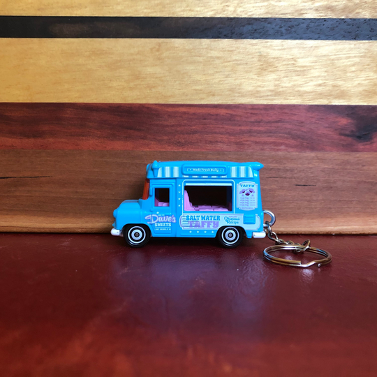 Salt Water Taffy Food Truck Keychain