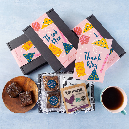 Thank You Salted Caramel Brownies Coffee, Tea