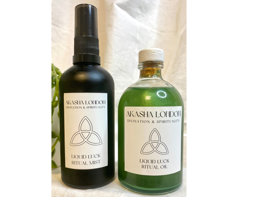 Manifesting Spell Oil & Mist, Liquid Luck Ritual Oil & Mist Set To Attract Abundance. Shop Now