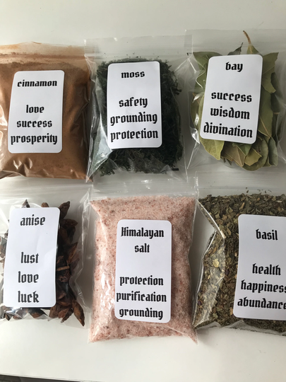 Witchcraft Starter Kit, Witchcraft Herbs Green Witch Apothecary, Supplies, Baby Kit
