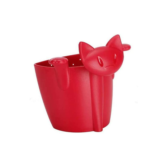 Devenirriche - Cat Style Creative Reusable Tea Infuser Silicone Strainer Tea Strainer Leaf Herb Spice Filter Bags Tea Ball Balls Diffuser Accessories
