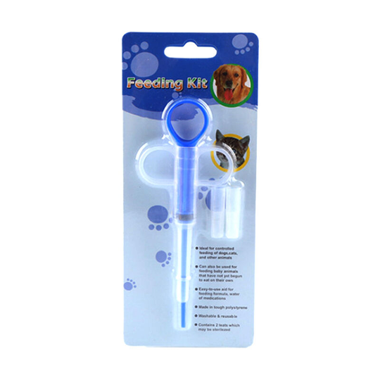 10 Pieces Cat Pill Launcher, Cat Pill Syringe Syringes for Pet Animals Medicine Blue - Thsinde
