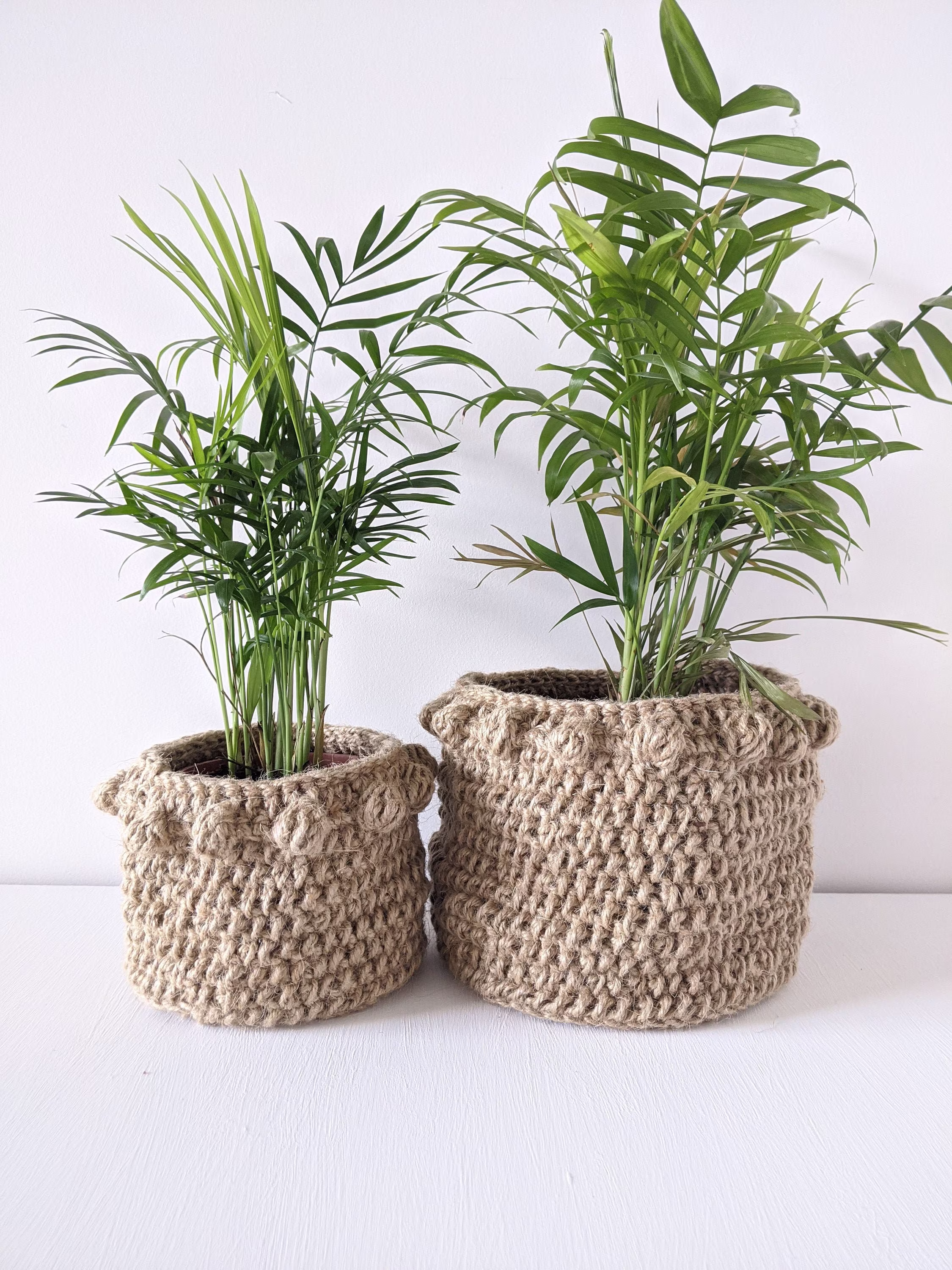 Handmade Boho Plant Basket/Cosy, Jute Basket/Cosy