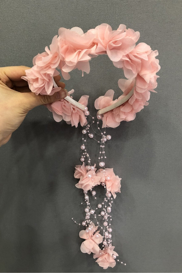 Powder Laser Flowering Crown Wedding, Crown, Hair Accessory, Ceremony, Queen's Princess