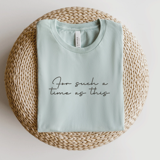 For Such A Time As This Shirt, Esther Bible Verse Christian Let Us Worship Salt & Light Shirt