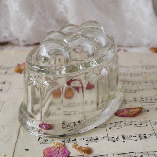 Vintage Glass Jelly Mould