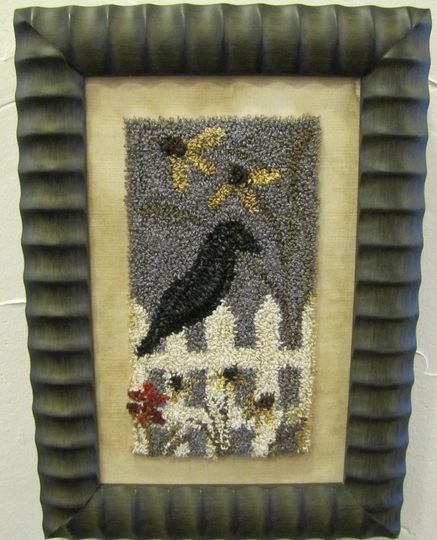 Primitive Punch Needle Crow Season Pattern