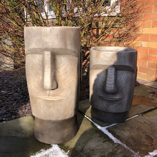 Easter Head Planter. Libra Incredibly Impressive Huge Artistic Island Planter Indoor/Outdoor Use
