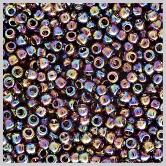 Toho Seed Beads Tr-11-166C Size 11/0 Transparent Rainbow Amethyst 7.5 Grams Diy