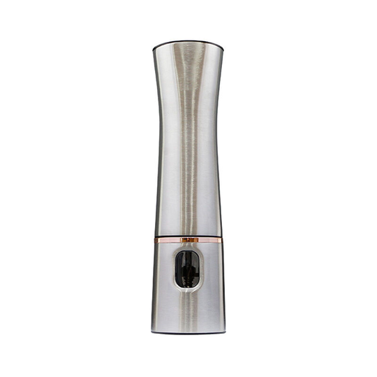 Electric Salt and Pepper Shakers, Electric Salt Shaker with Light, Adjustable Coarseness Stainless Steel Electric Salt Shaker for Peppercorns, Sea