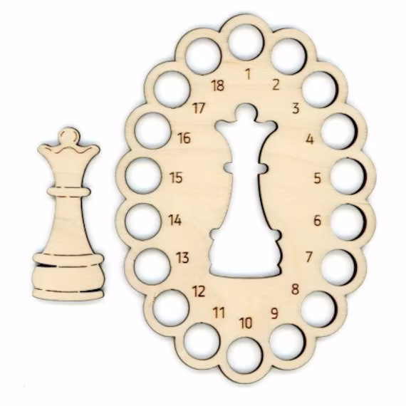 Mouline Organizer Chess Queen Or-058