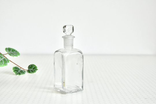 Vintage Chemist Bottle With Stopper From The 1940S