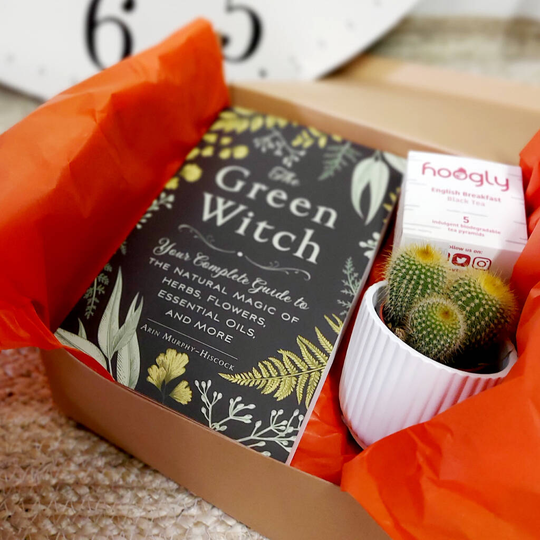 Cactus, Tea And Book Gift Box