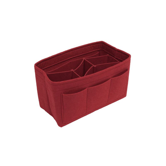 Ropch Bags Organizer for Women Handbags, Felt Bag Organizer Bag in Bag Handbag Folder Organizer for Handbags,Red