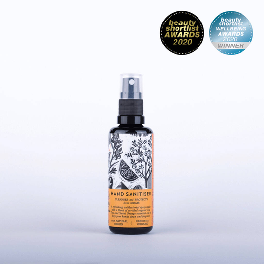 Tea Tree And Sweet Orange Organic Hand Sanitiser