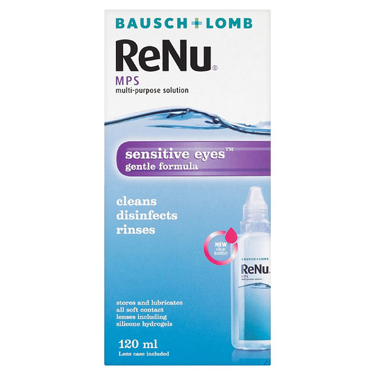 Bausch & Lomb Renu Multipurpose Solution Sensitive Eyes 120Ml