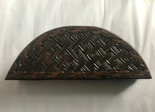 Tukula Powder Box, Kuba Tribe, Democratic Republic Of Congo