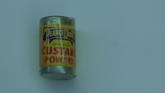 12Th Scale Doll House Custard Powder Tin - T7