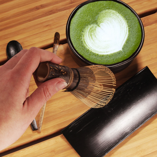 Bamboomn Brand - Matcha Tea Short Whisk Sets Black Multiple Set Sizes Available
