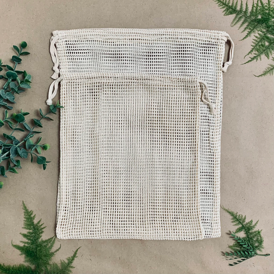Reusable Produce Bag, Zero Waste, Cotton Grocery Net Sustainable Living