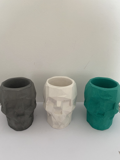Skull Plant/Candle Holder