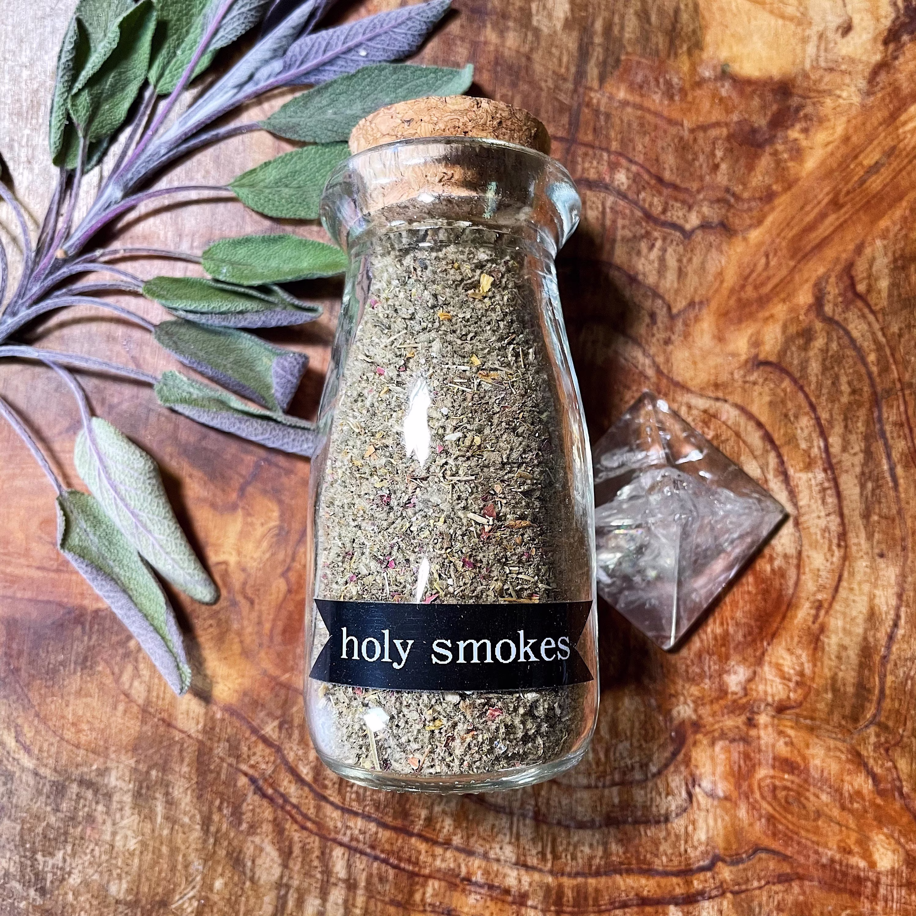Holy S Mokes. 1/2 Oz Organic Herbal Blend. "All Purpose