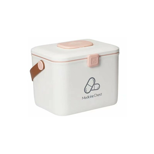 Perle Raregb - Medicine Box Storage Box for Cleaning Medicines First Aid Medical Kit for Kids Family Pack Storage Box for Large Capacity Portable
