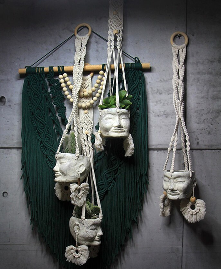 Boho -Hanging Pot