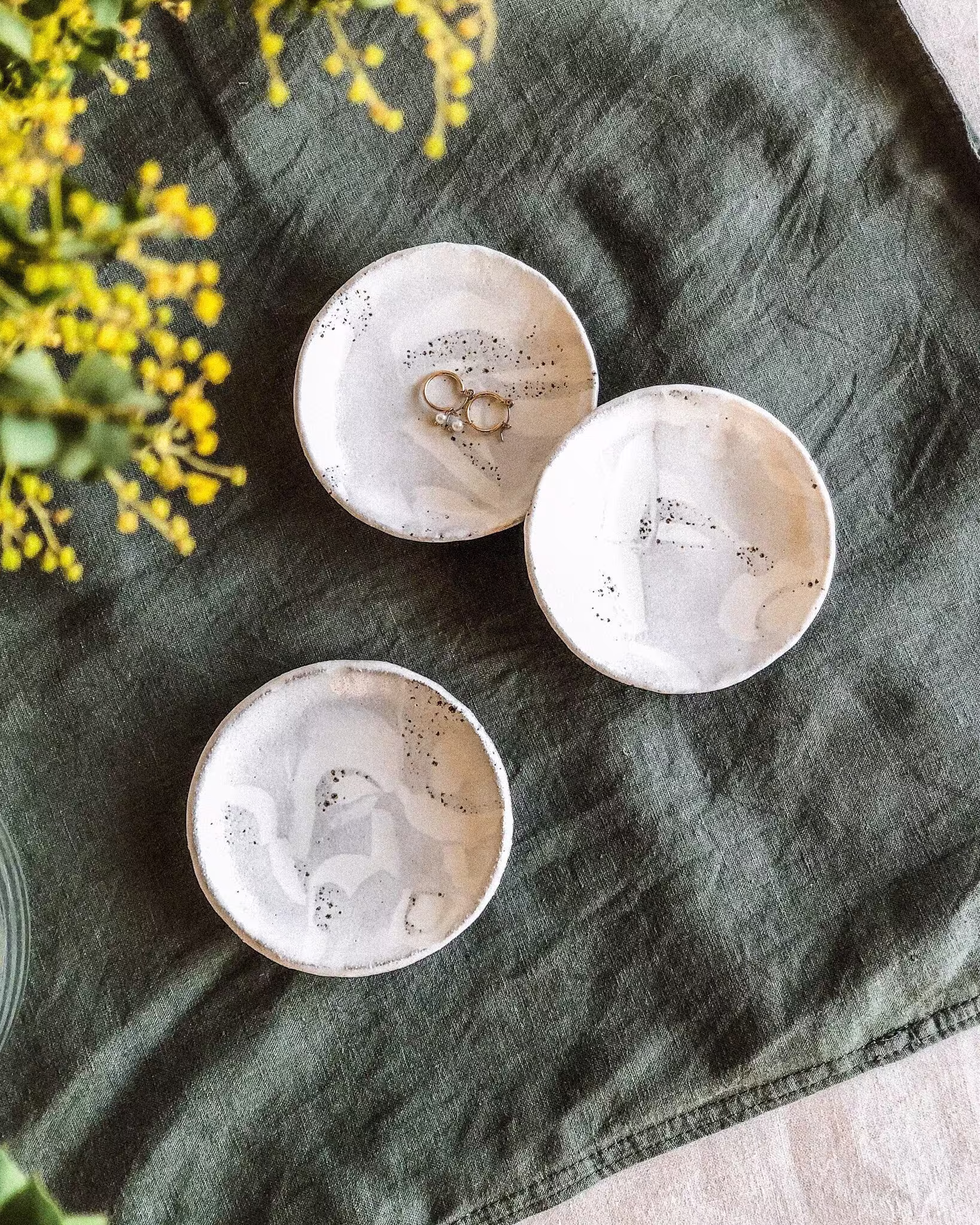 Fossil Dish, Engagement Ring Jewellery Handmade