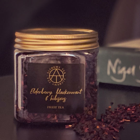 Alchemy Tea Elderberry And Blackcurrant With Infuser