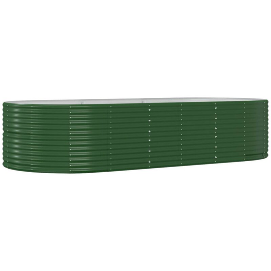 Vidaxl - Garden Planter Green 291x140x68 cm Powder-coated Steel Green