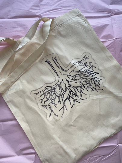 Teen Wolf Inspired Nemeton Tote Bag - Lydia Martin's Drawing From Season Three