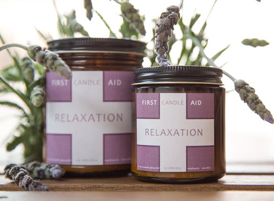 Soy Candle 4 Oz Relaxation, Organic Candle, Scented Candles, Vegan