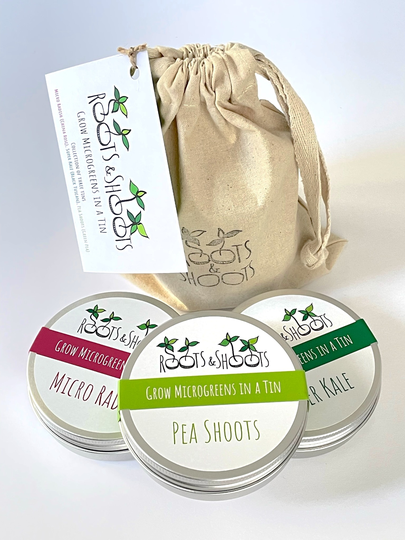 Grow Your Own Microgreens In A Tin Gift Bag
