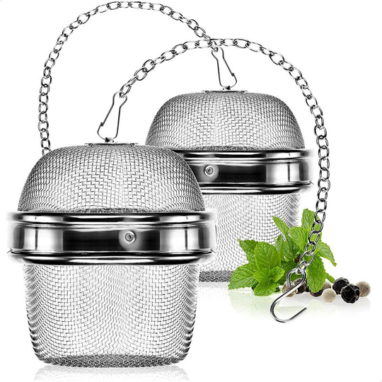 2X Stainless Steel Tea Strainer - Tea Infuser for Bulk Tea and Spices - Tea Infusers(70*44*64cm)