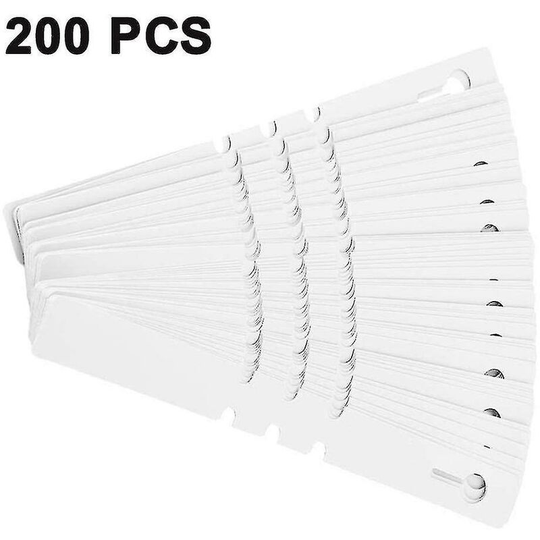 200pcs Plastic Plant Tree Tags Garden Plant Labels Plant Hanging Tags - White