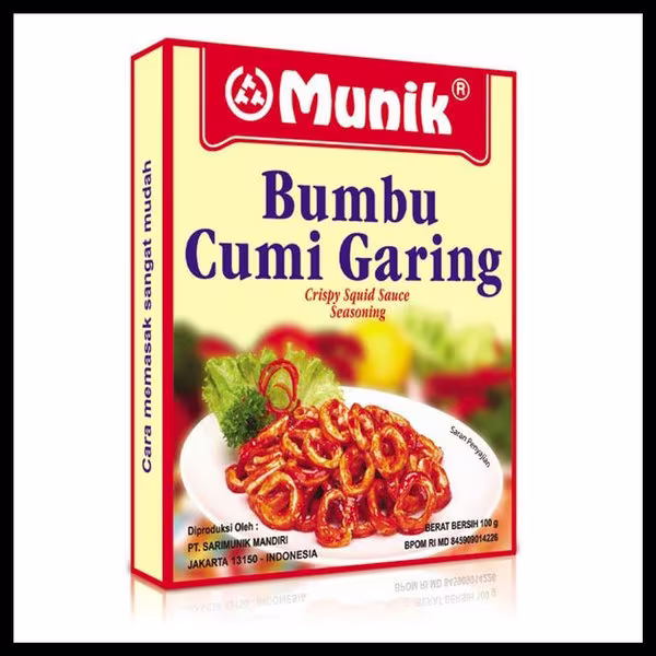 Munik Bumbu Cumi Garing | Crispy Squid Seasoning - 3.5Oz