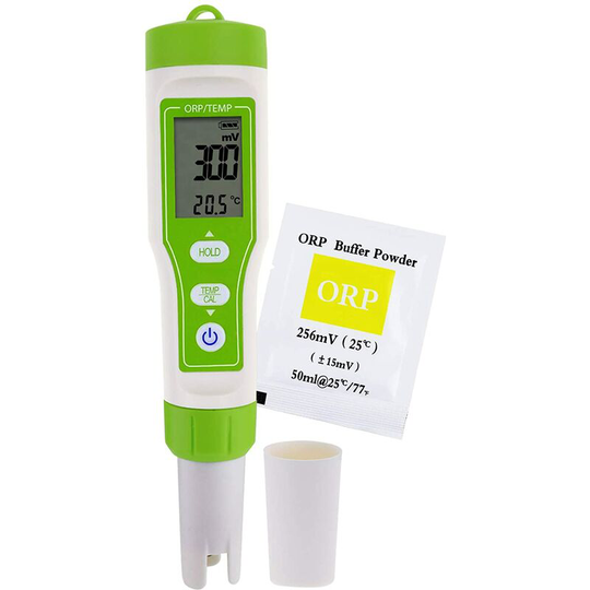 Digital orp Meter with Automatic Calibration & orp Buffer Powder, -1200 ~ 1200mV High Accuracy orp Tester for Water Testing