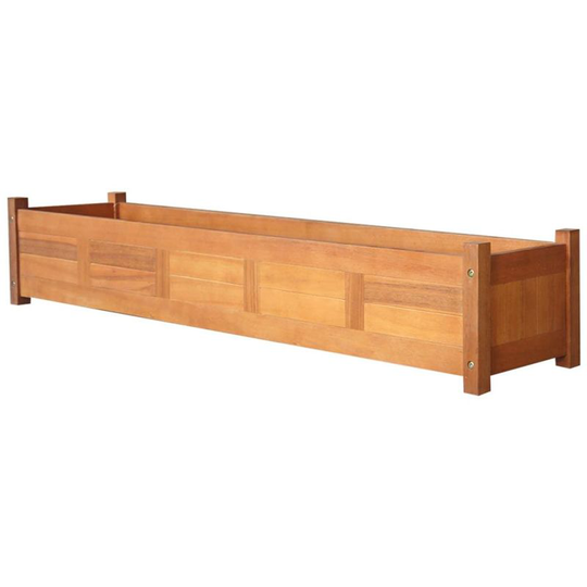 Hommoo - Garden Planter Acacia Wood 150x30x25 cm VD27114