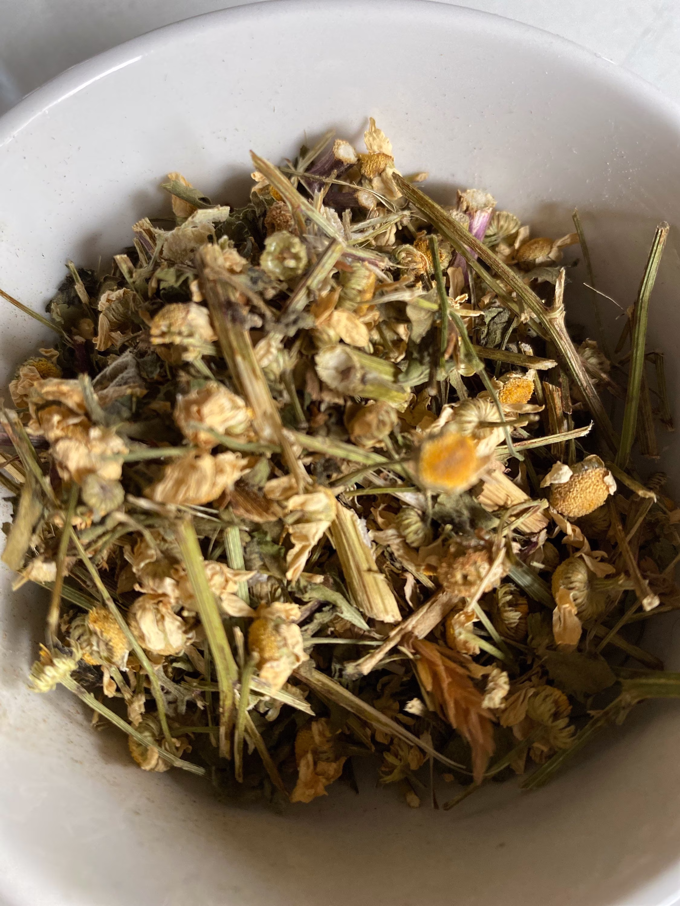 Dried Feverfew