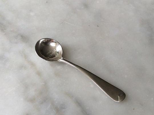 Spoon Salt Sterling Silver 925 - Victorian 1879 Old English Pattern | 105323E