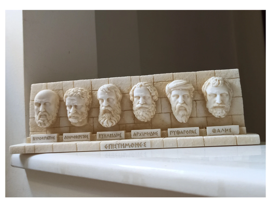 Ancient Greek Scientists, Decorative Statues, Art