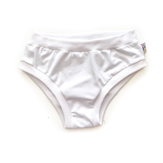 Plain White Organic Pants