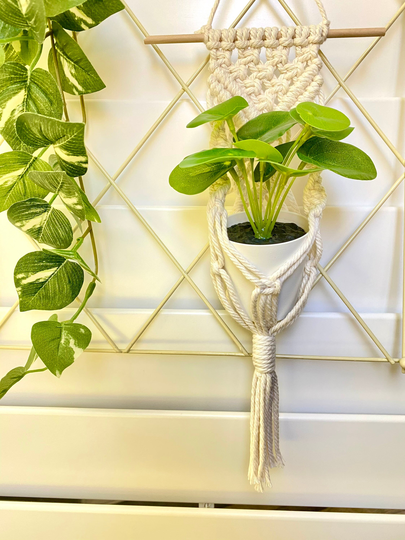 Macrame Plant Hanger Mini | Air Holder Boho Style Pod