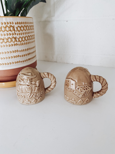 Vintage Las Vegas Kelvins Salt & Pepper Shaker Japan