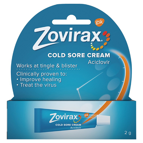 Zovirax Cold Sore Cream Tube 2G
