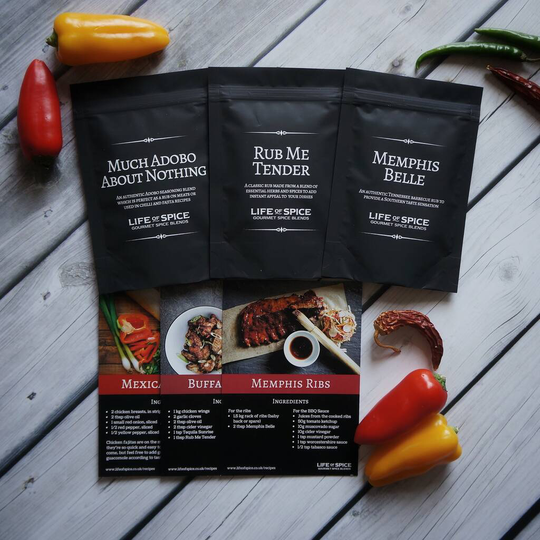 Mini Rub Collection With Recipe Cards