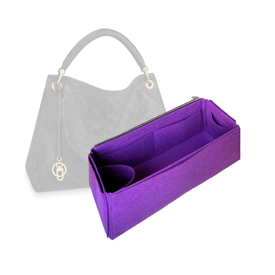 New Artsy Bag Organizer/Mm Insert Customizable Handmade Premium Felt Liner Protector For Gm Snug Sturdy Bottle Pocket Zipper