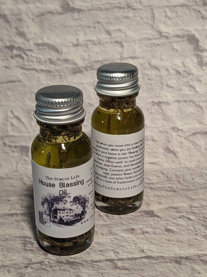 House Blessing Anointing Oil - For Witchcraft, Wicca, Pagan, Voodoo, Hoodoo & More